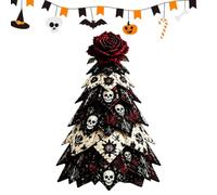 Halloween Sewing Kit - Handmade Quilted Fabric Tree for DIY Craft Projects