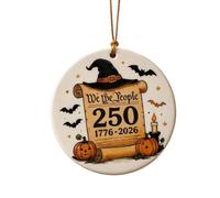 Halloween Signs Indoor, 2D Acrylic Cute 250th Decorative Party Ornament | 2D Acrylic 250th Design, US 250 Years Party Keepsake Ornament, for Home Indoor Outdoor Living Room Bedroom Wall