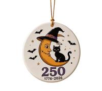 Halloween Signs Indoor, 2D Acrylic Cute 250th Decorative Party Ornament | 2D Acrylic 250th Design, US 250 Years Party Keepsake Ornament, for Home Indoor Outdoor Living Room Bedroom Wall