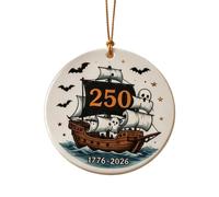 Halloween Signs Indoor, 2D Acrylic Cute 250th Decorative Party Ornament | 2D Acrylic 250th Design, US 250 Years Party Keepsake Ornament, for Home Indoor Outdoor Living Room Bedroom Wall