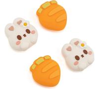 Halloween Silicone Joystick Grip Caps Compatible with Switch,OLED and Switch Lite (Bunny Carrot,4 Pack)