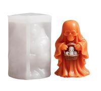 Halloween Silicone Molds - 3D Ghost Skull Candle Craft Molds