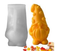 Halloween Silicone Molds, 3D Pumpkin Mold, Autumn Reusable Craft Mold for Soap, Resin, Cake, Wedding Favors, Thanksgiving Gnome Designs, Perfect on DIYers Art Projects, Seasonal Decorations