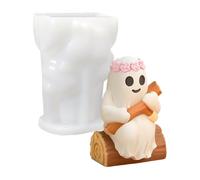 Halloween Silicone Molds - Cute DIY 3D Ghost Gnome Reusable Easy Release