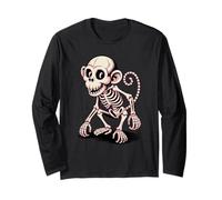 Halloween Singe Squelette Singes Effrayants Manche Longue