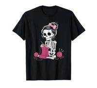 Halloween Skeleton Crochet Spooky T-Shirt