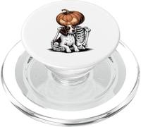 Halloween Skeleton English Springer Spaniel PopSockets PopGrip pour MagSafe