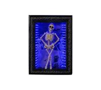 Halloween Skeleton Mirror Frame Lighted Desktop Decorative Display