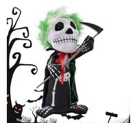 Halloween Skeleton - Posable Skeleton Glowing Eyes