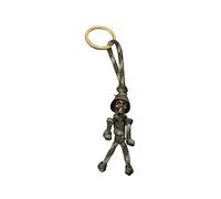 Halloween Skeleton Soldier Pendant Skeleton Paratrooper Rope Pendant Hanging Car Keychain