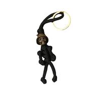 Halloween Skeleton Soldier Pendant Skeleton Paratrooper Rope Pendant Hanging Car Keychain