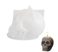 Halloween Skull Mold - 3D Silicone Candle Mould, Resin Casting Form, Baking Chocolate Mold, Soap Making Tool, Candy Decorative Shape, Creative Craft For Party Decor, DIY Project Supply | Premium Mater