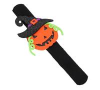 Halloween Slap Bracelet, Decorative Festival Wristband, 8.27x2.95x0.39 Inches Fun Party Favor, Goodie Bag Stuffer for Costume Competition School Event Haunted House and Family Gathering Celebration