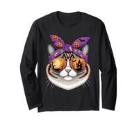 Halloween Snowshoe Cat Bandana Snowshoes Manche Longue