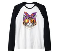 Halloween Snowshoe Cat Bandana Snowshoes Manche Raglan