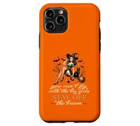 Halloween Sorcière drôle Fly with The Big Girls Pin Up Satire Coque pour iPhone 11 Pro