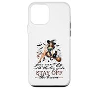 Halloween Sorcière drôle Fly with The Big Girls Pin Up Satire Coque pour iPhone 12 Mini