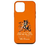 Halloween Sorcière drôle Fly with The Big Girls Pin Up Satire Coque pour iPhone 12 Mini