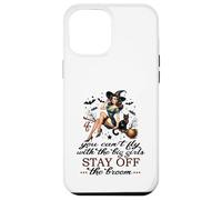 Halloween Sorcière drôle Fly with The Big Girls Pin Up Satire Coque pour iPhone 12 Pro Max