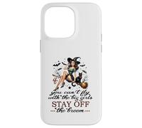 Halloween Sorcière drôle Fly with The Big Girls Pin Up Satire Coque pour iPhone 14 Pro Max