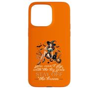 Halloween Sorcière drôle Fly with The Big Girls Pin Up Satire Coque pour iPhone 15 Pro Max