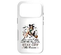 Halloween Sorcière drôle Fly with The Big Girls Pin Up Satire Coque pour iPhone 17 Pro