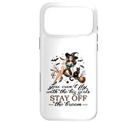 Halloween Sorcière drôle Fly with The Big Girls Pin Up Satire Coque pour iPhone 17 Pro Max