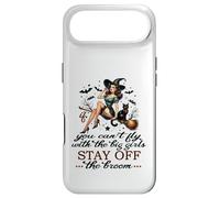 Halloween Sorcière drôle Fly with The Big Girls Pin Up Satire Coque pour iPhone Air