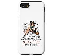 Halloween Sorcière drôle Fly with The Big Girls Pin Up Satire Coque pour iPhone SE (2020) / 7/8