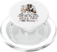 Halloween Sorcière drôle Fly with The Big Girls Pin Up Satire PopSockets PopGrip pour MagSafe