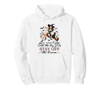 Halloween Sorcière drôle Fly with The Big Girls Pin Up Satire Sweat à Capuche