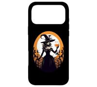 Halloween sorcière Lune Boire du vin Coque pour iPhone 17 Pro Max
