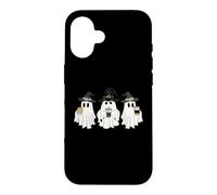 Halloween Sorcière Mignon Café Fantômes Coque pour iPhone 16