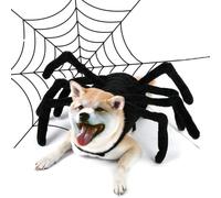 Halloween Spider Costume for Dog Cat, Pet Costume Spider Decorations | Halloween Party Supply,Spider Cosplay Costumes with Adjustable for Small Medium Dogs & Cats,Puppy Dress Up Accessories