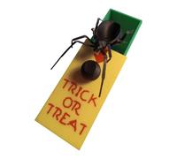 Halloween Spider Scare Box, boîte réutilisable, 9.2x6.4x5,5 cm, Faux Jouet d'araignée, Halloween Blague Access