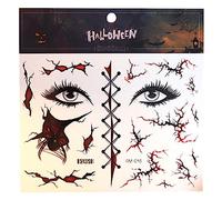 Halloween Spiders Net Tatouages TemporairesJour Réaliste, D | Conception de maquillage de Costume d ' halloween, fausses araignées réalistes à faire soi-même, décorations de
