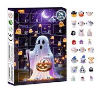 Halloween Spooky Countdown, 2025 Cute Ghost Timer with Classic Doll, Fun Decorative Piece, Festive Home Decor for Holiday, Shops, Teens, Adults, Desk, Bookshelf, Window Display