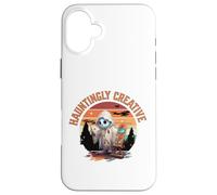 Halloween Spooky Ghost Painter Artist Hauntingly Creative Coque pour iPhone 16 Plus