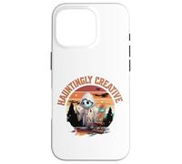 Halloween Spooky Ghost Painter Artist Hauntingly Creative Coque pour iPhone 16 Pro