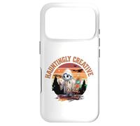 Halloween Spooky Ghost Painter Artist Hauntingly Creative Coque pour iPhone 17 Pro
