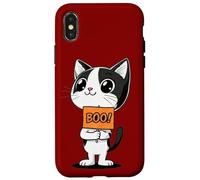 Halloween Spooky Holiday Cute Kitten Funny Cat Halloween Coque pour iPhone X/XS