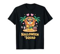 « Halloween Squad » - Lion Tropical avec ukulélé Paradise Vibe T-Shirt