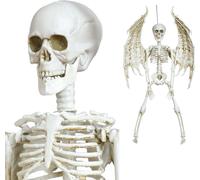 Halloween Squelette Ailes Décoration Suspendu Figure Décorative Effet effrayant Effet effrayant Fête Décoration Horreur Décoration de l'espace Figure Squelette Angle