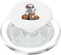 Halloween Squelette Caisse Claire PopSockets PopGrip pour MagSafe