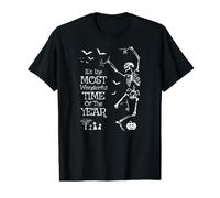 Halloween Squelette, C'est la période la Plus Merveilleuse T-Shirt Graphique avec Valeur