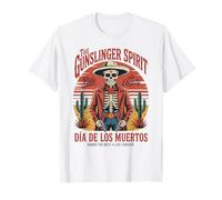 Halloween Squelette Cowboy Culture Mexicaine T-Shirt