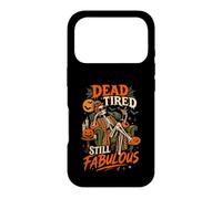 Halloween Squelette Dead Tired Still Fabulous Women Halloween Coque pour iPhone 17 Pro