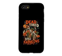 Halloween Squelette Dead Tired Still Fabulous Women Halloween Coque pour iPhone SE (2020) / 7/8