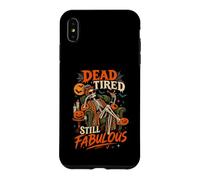Halloween Squelette Dead Tired Still Fabulous Women Halloween Coque pour iPhone XS Max