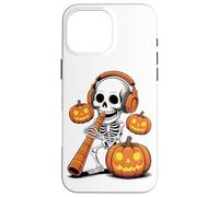 Halloween Squelette Didgeridoo Yidaki Coque pour iPhone 16 Pro Max